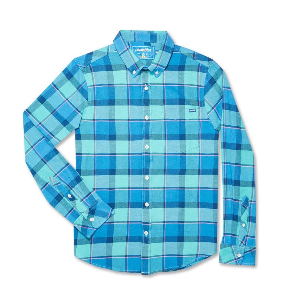 Chubbies Stretch Flannel Button Up Shirt The Flannel Channel BNWT